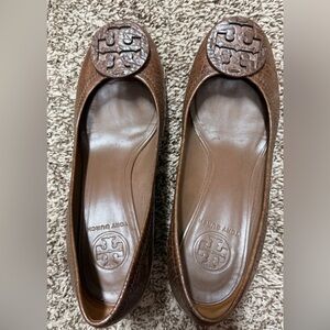 Tory Burch Rich Brown wedges